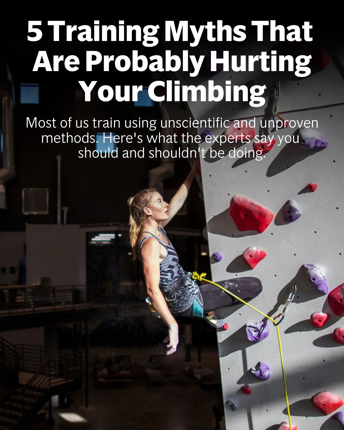 Climbers are notoriously bad at taking rest days. For many, this is ...