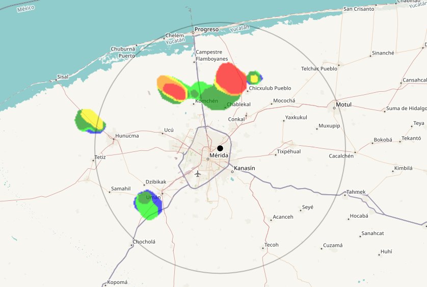 Meteorología - ⛈️ Radar detecta ecos de precipitación rondando la ...