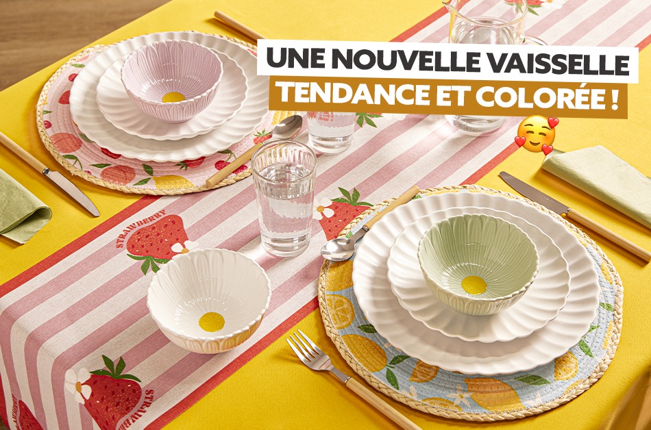 Lot de 4 sets de table décoratifs citron, 4 dessous de verre, tapis de vaisselle extérieur, fournitures de cuisine, sets fêtes