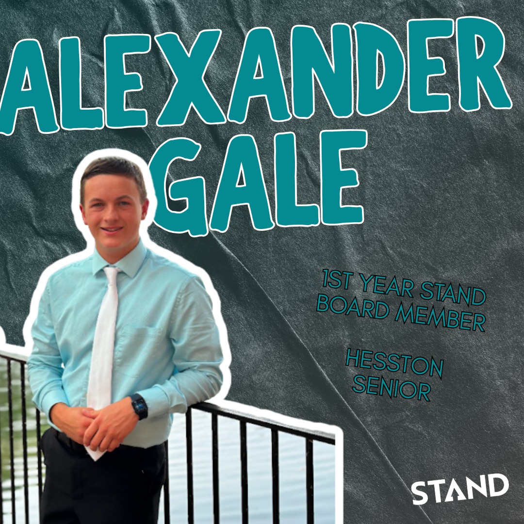 STAND - Meet Alexander! Alexander Gale is a Senior at Hesston and this ...