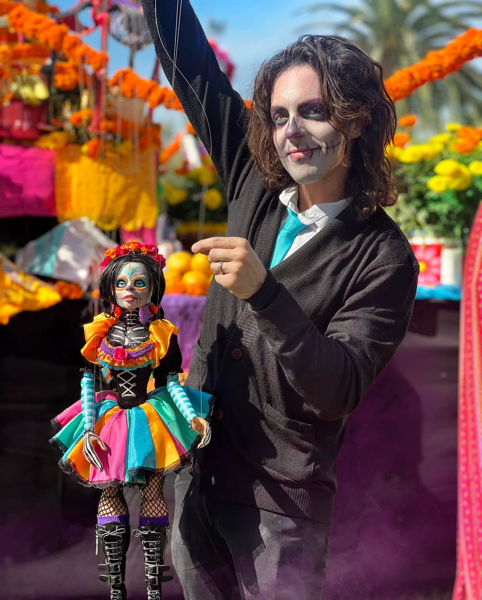 Such a fun weekend getting to debut my brand new puppet “La Bruja