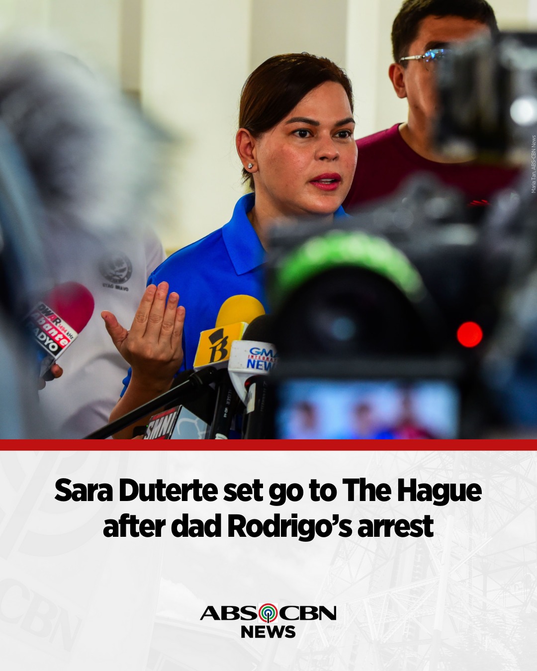ABS-CBN - Nakatakdang lumipad pa-Netherlands si Vice President Sara ...