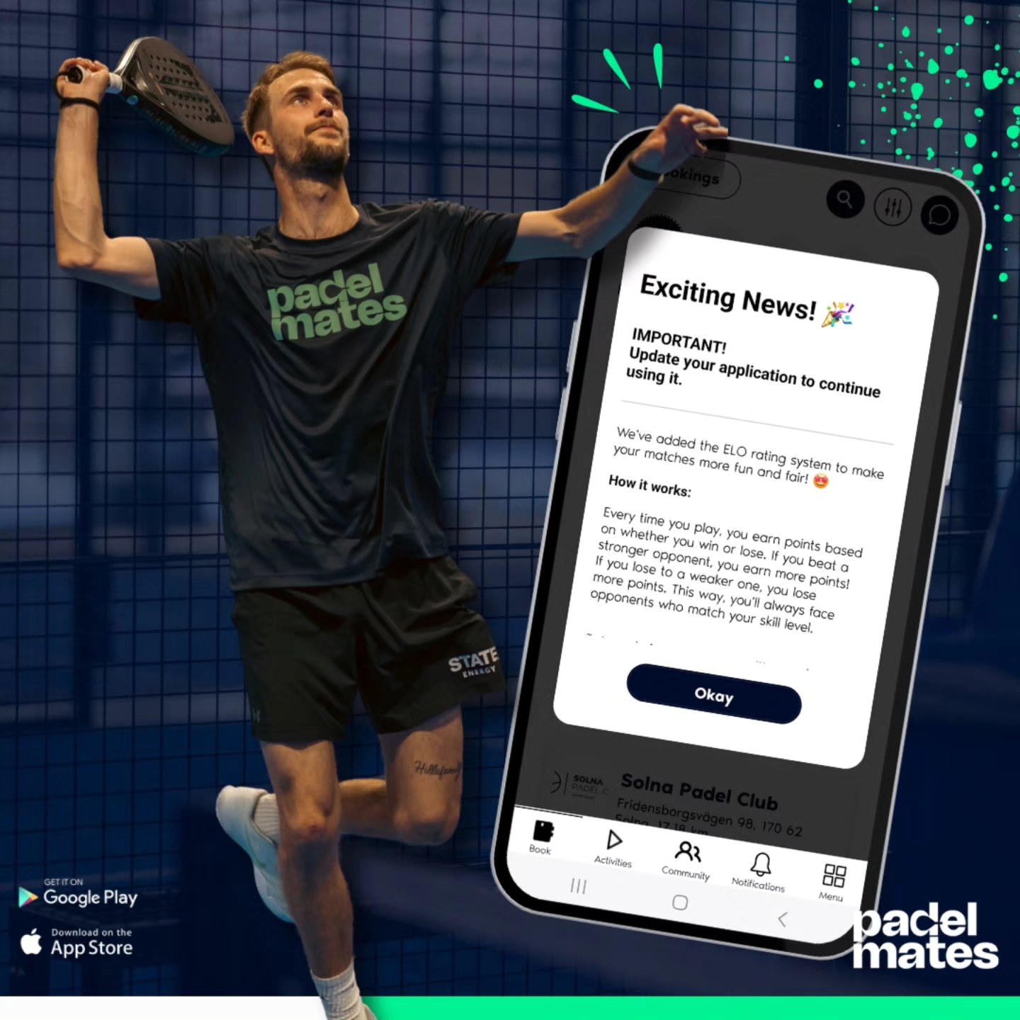 Padel - Introducing the new ELO Rating system in Padel Mates! 🎉 Track ...