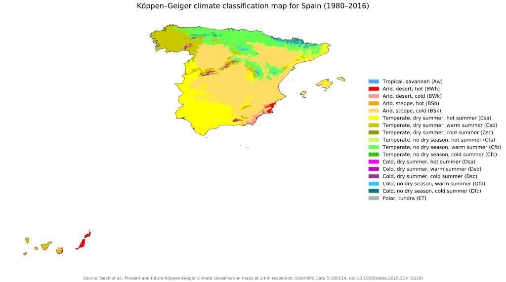 Brilliant Maps - Climate Map of Spain It really does have... | Facebook