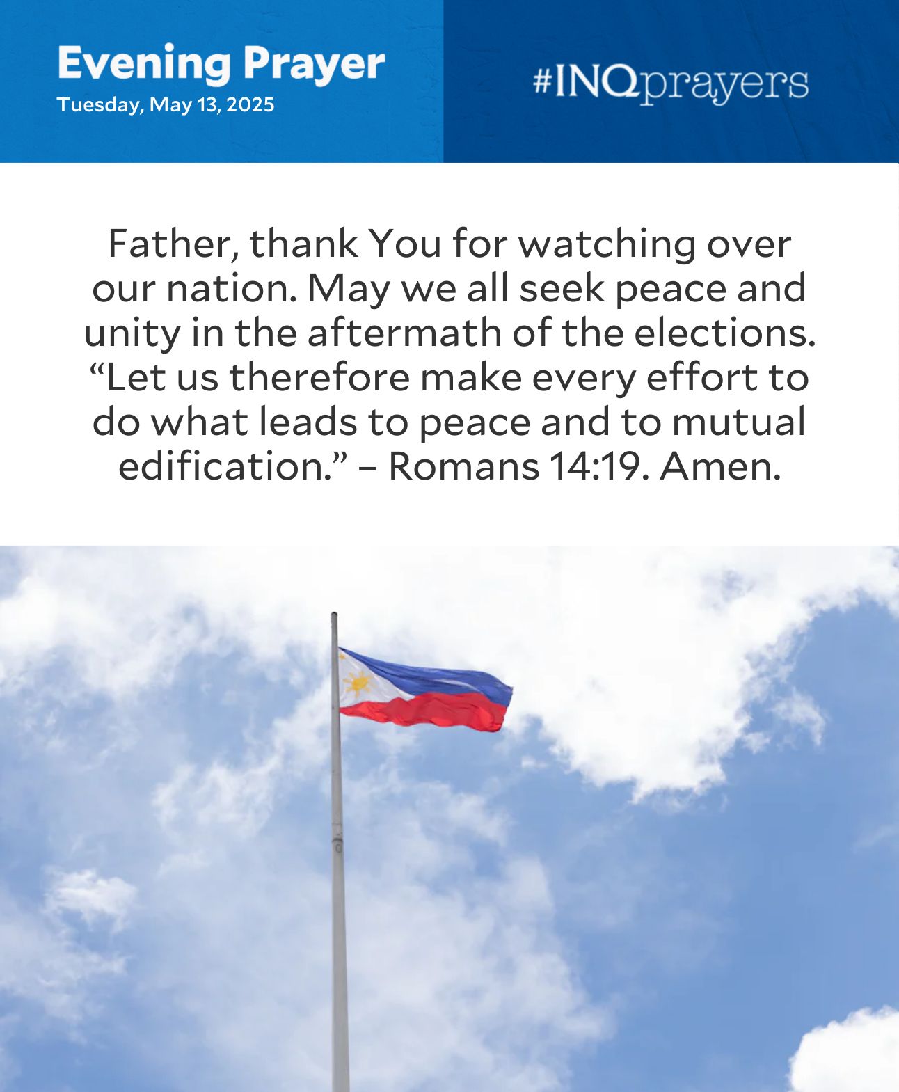 INQUIRER.net - Today's Evening Prayer. #INQPrayers | Facebook