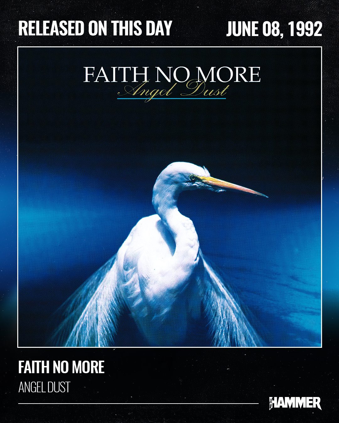 34 years ago today!!! Faith No More - Angel Dust