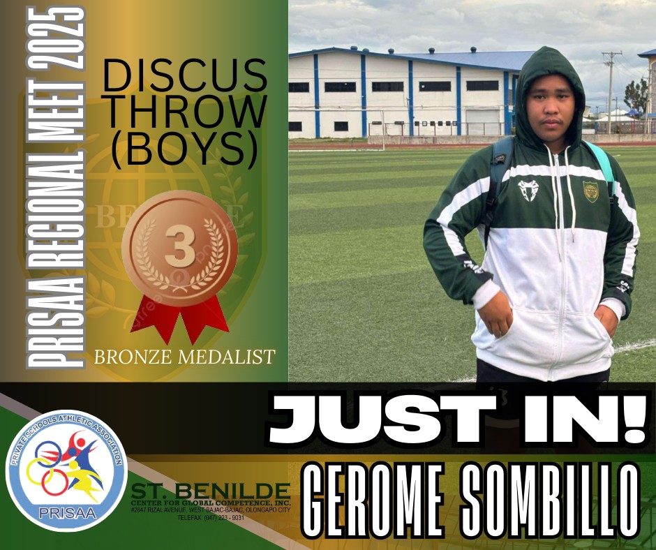St. Benilde Center for Global Competence Inc. - JUST IN! THROWING HIS ...