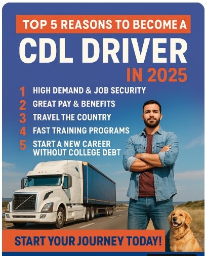 Excel Driver Services - Top 5 Reasons to Become a CDL Driver in 2025 🚛 ...