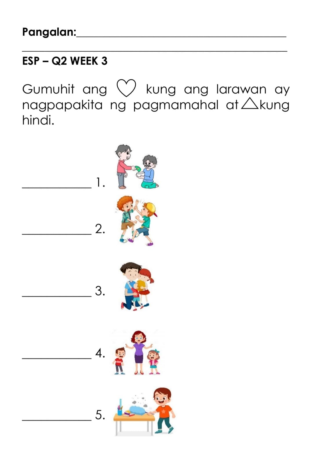 Grade 1 Quarter 2 Week 3... - Everything inside the Classroom