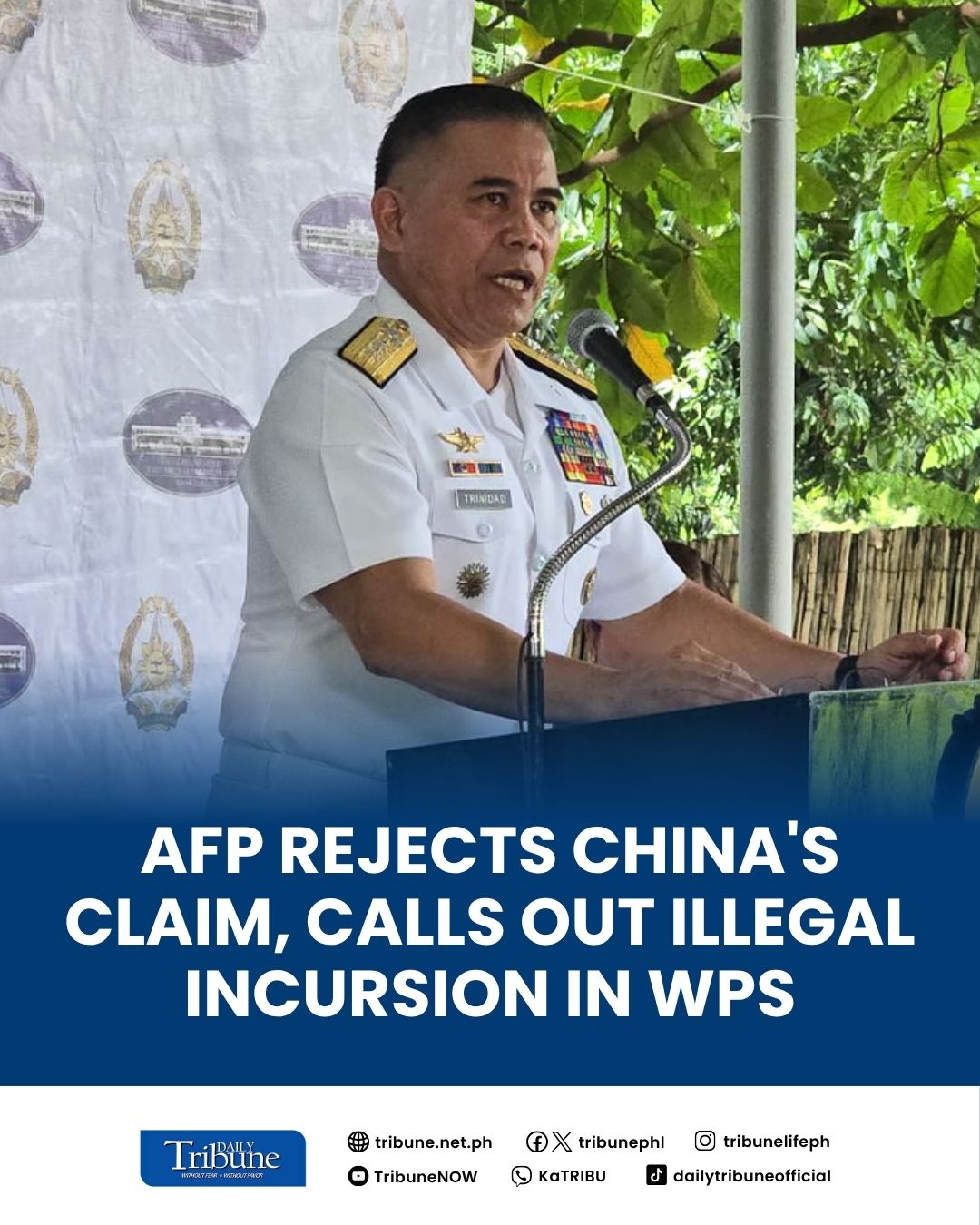Daily - The Armed Forces of the Philippines (AFP) on Tuesday rejected ...