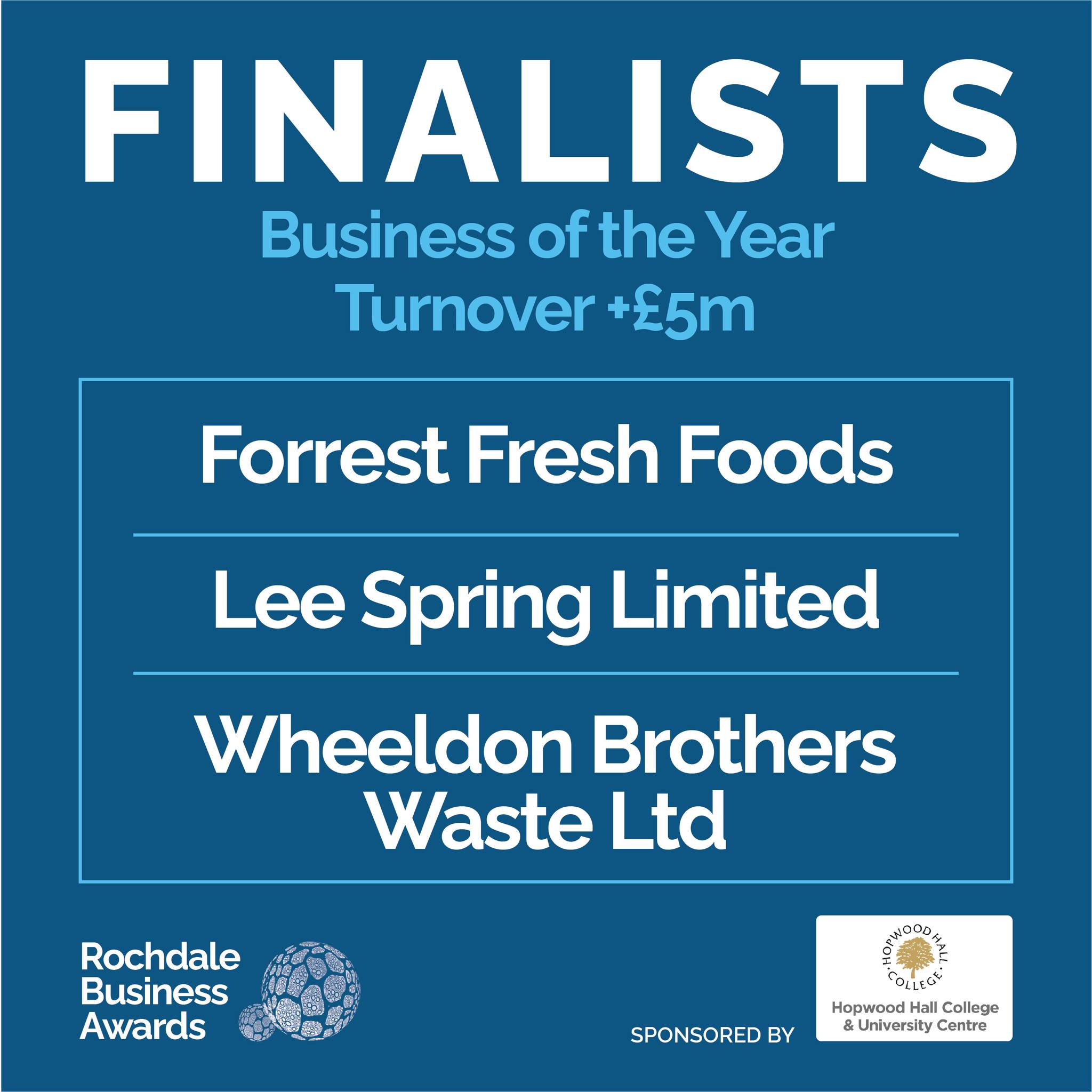 ⏳ The countdown has begun!... - Rochdale Business Awards | Facebook