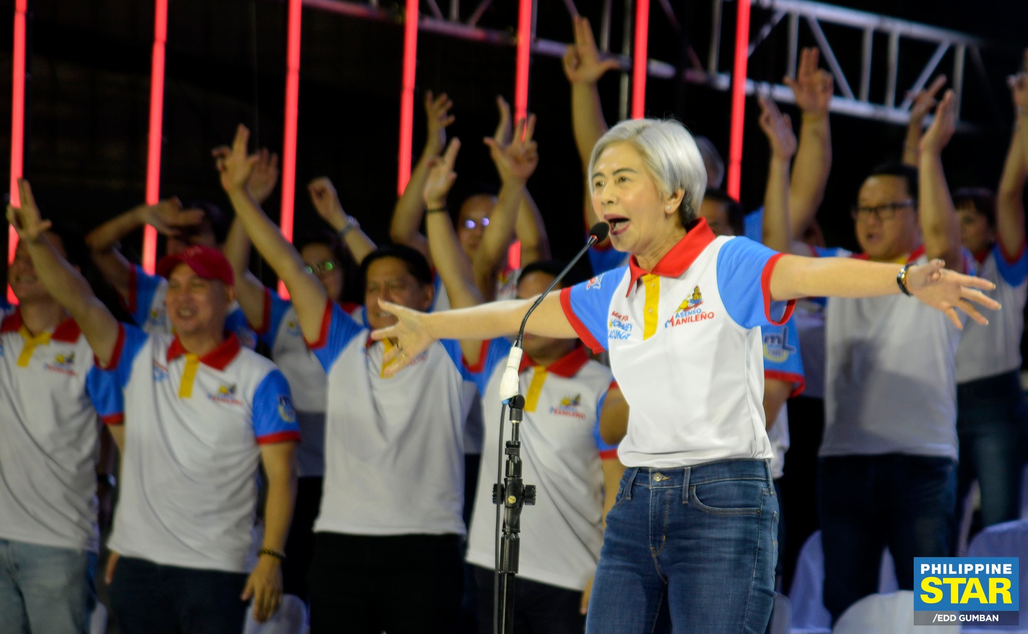 Philippine - Incumbent Manila Mayor Honey Lacuna and her running mate ...