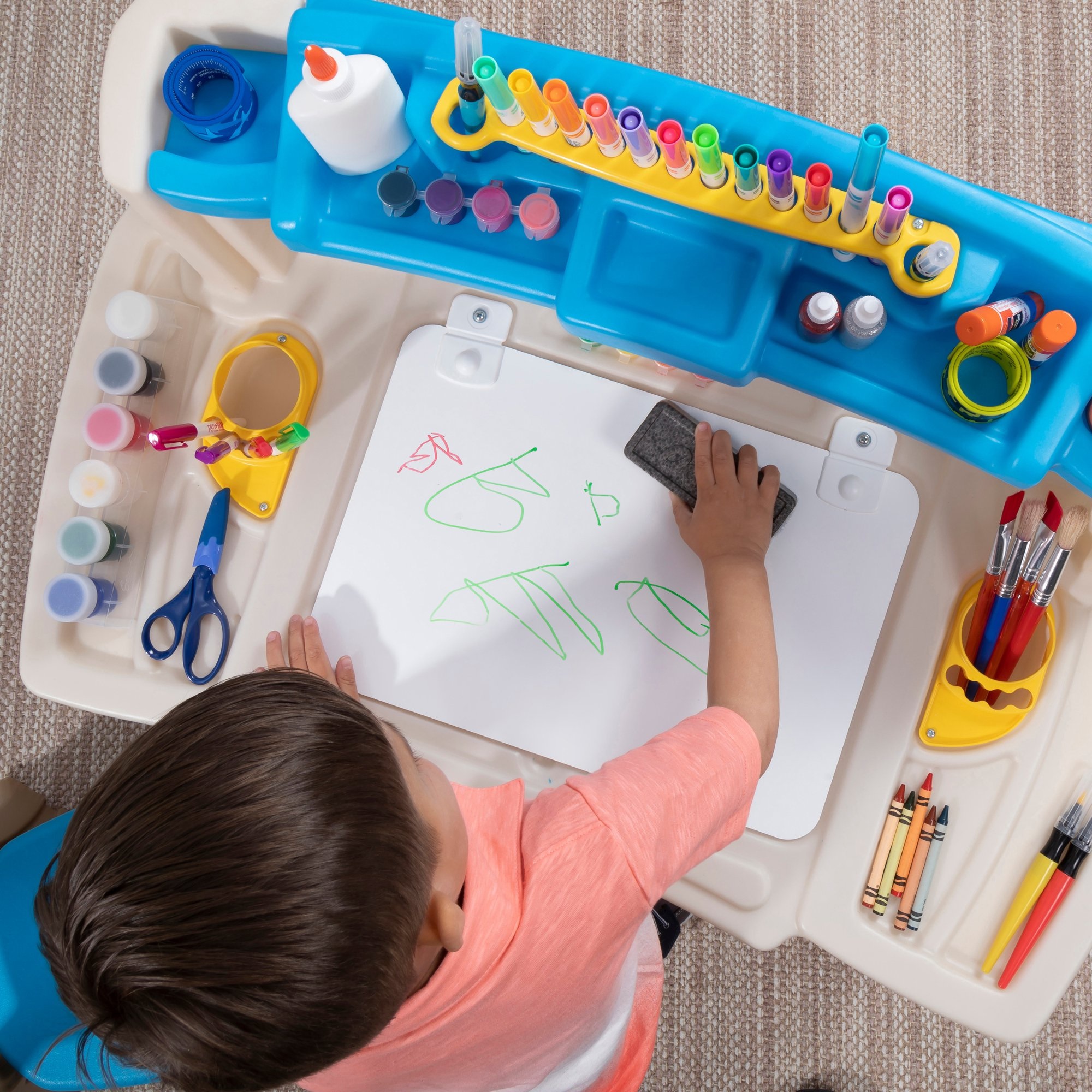Baby - 🎨 Step2 Deluxe Art Master Desk – Escritorio Infantil Multicolor ...