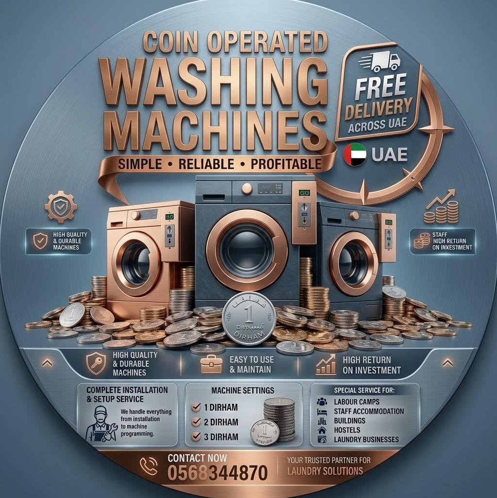 Coin Operated Washing Machine Installation for Camps & Shared Buildings ...