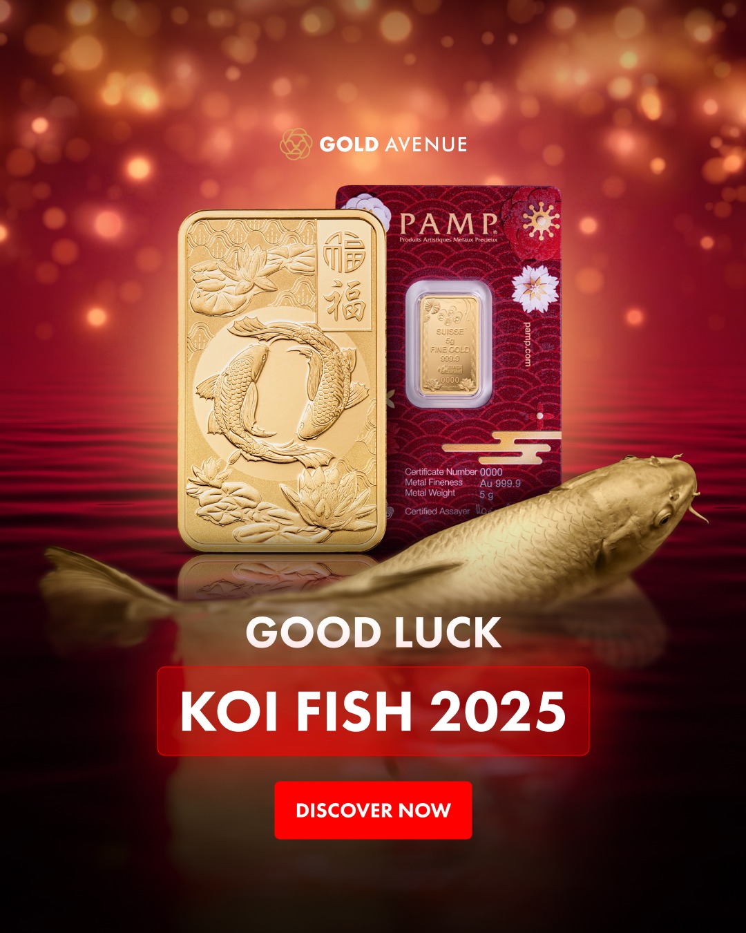 GOLD - 🐟 Collect good luck with our Koi Fish gold bar! Discover our new ...