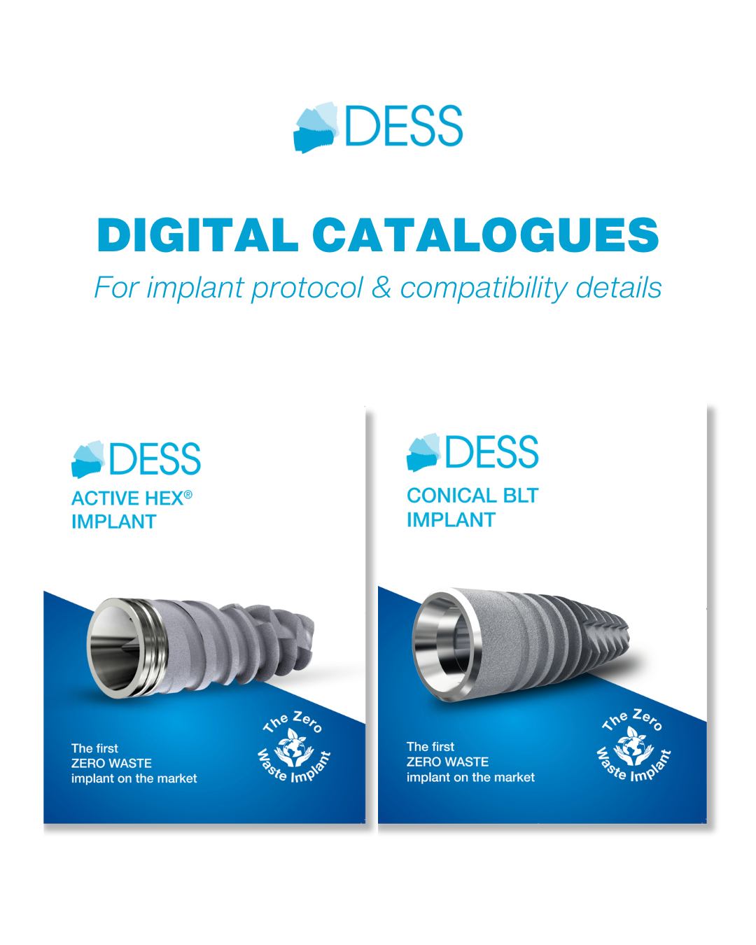 DESS - 🚀 IMPLANT CATALOGUE 2025 The ACTIVE HEX & CONICAL BLT implant ...