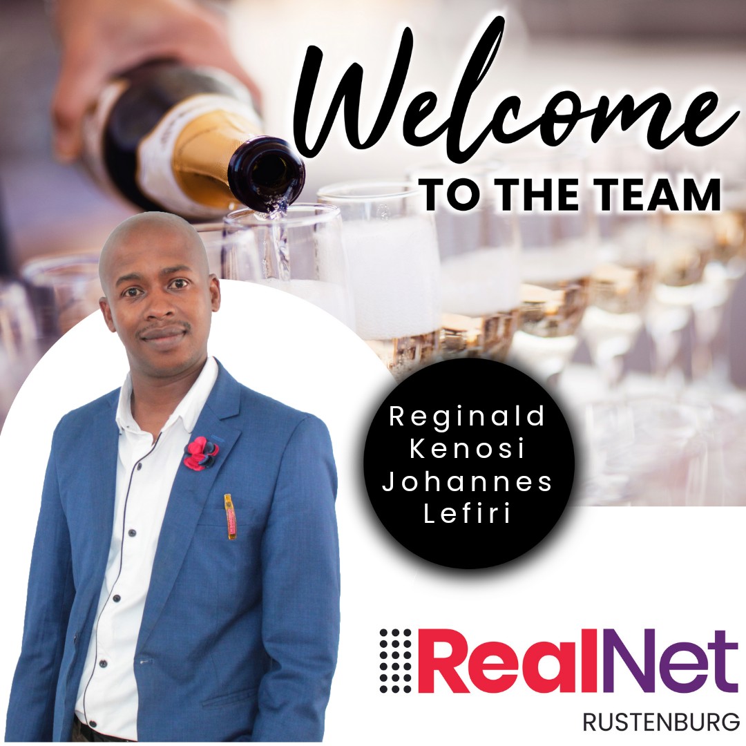 Today we welcome Reginald Kenosi... - RealNet Rustenburg | Facebook