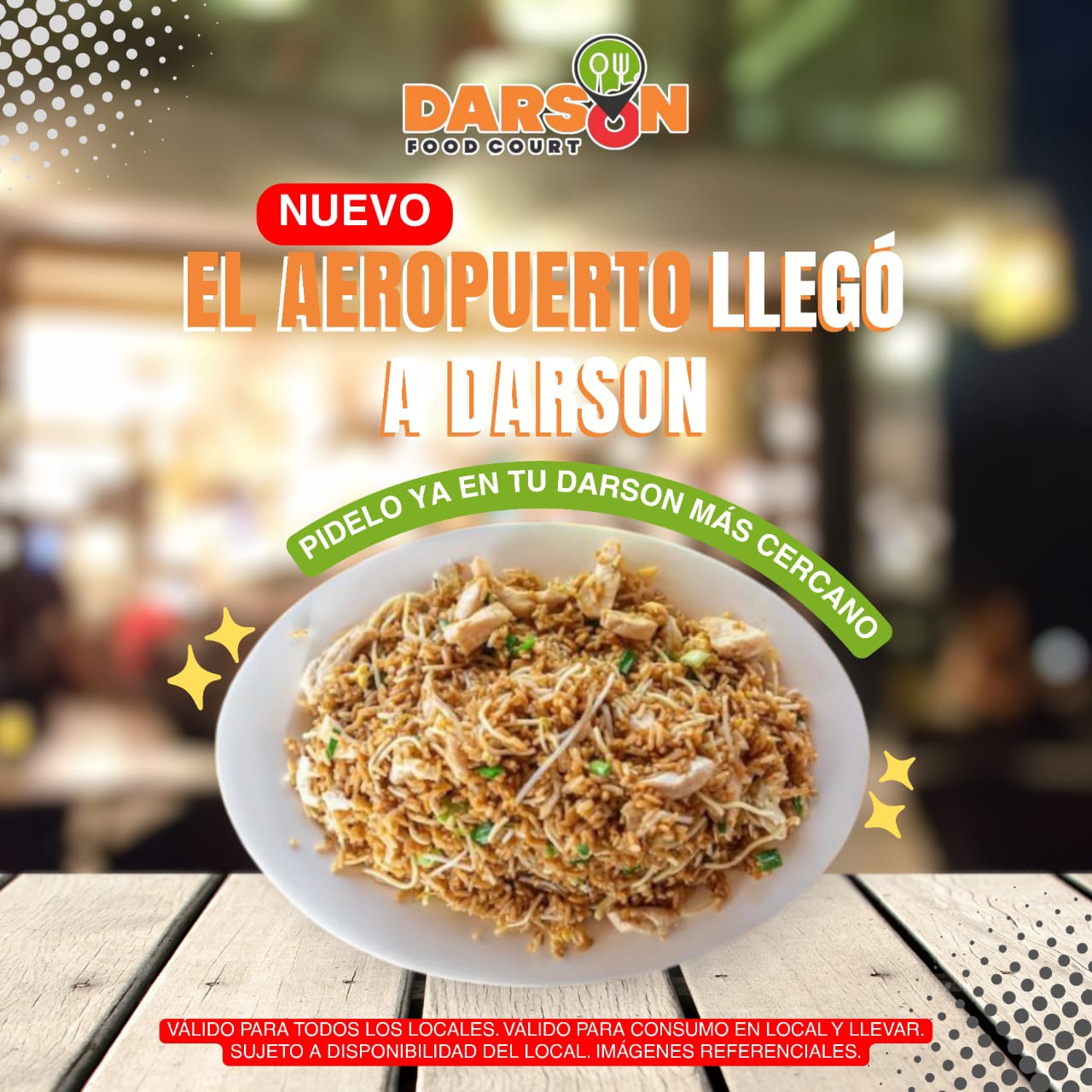 Darson - 🔥 Nuevo plato desbloqueado 🔥 El Aeropuerto llegó a Darson. 🥰🍜 ...