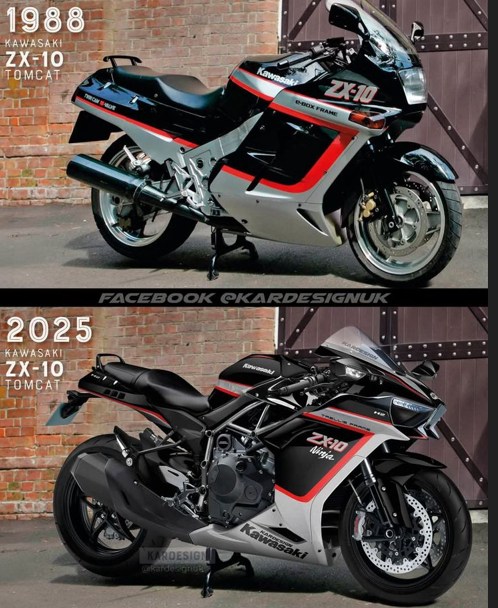 1988 Kawasaki ZX-10 Tomcat The 1988 Kawasaki ZX-10 Tomcat (known