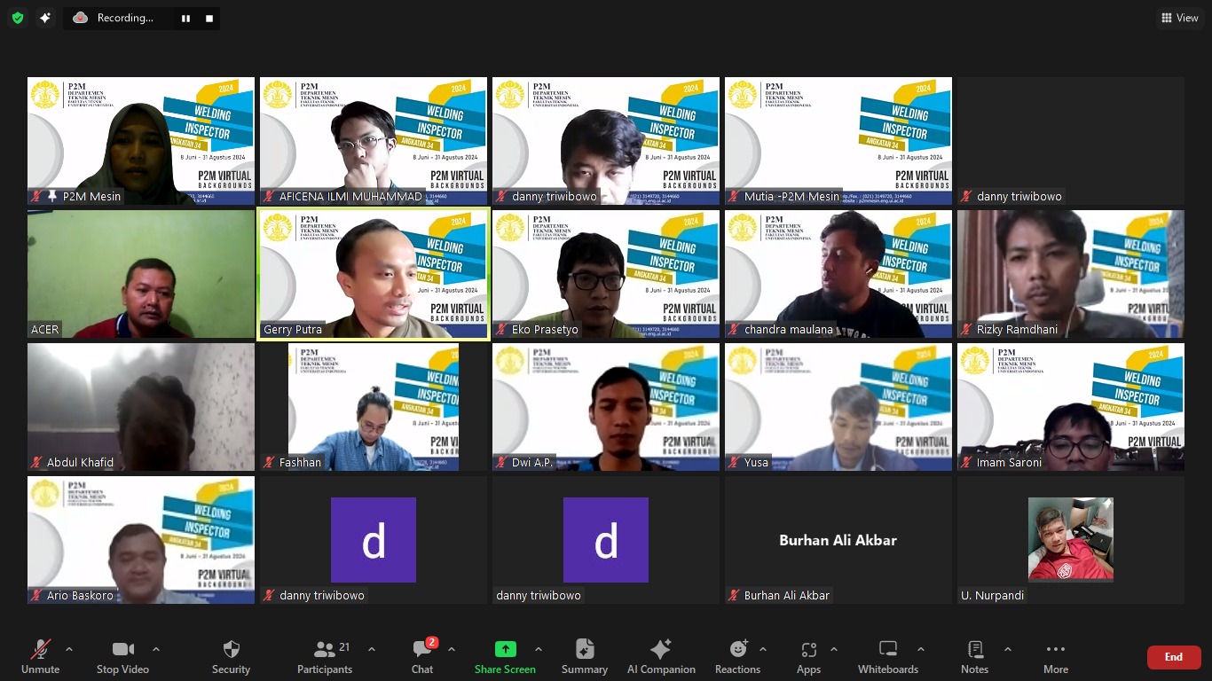 P2M Teknik Mesin UI