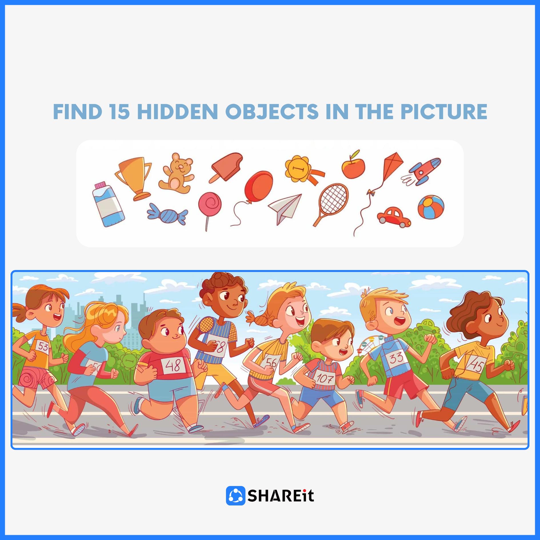SHAREit - Another challenge for you. Can you find all 15 objects that ...