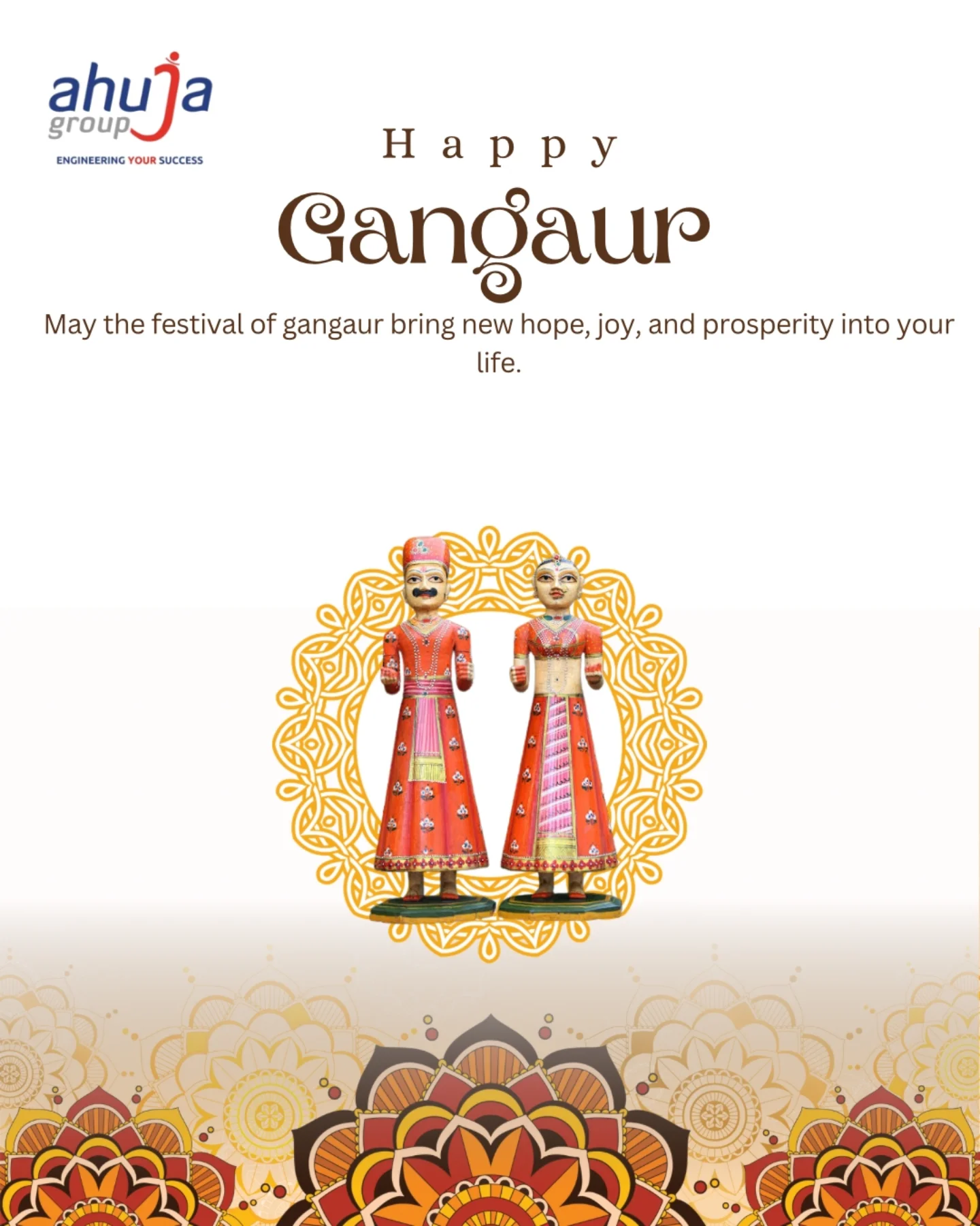 Ahuja - Happy gangaur ️ #gangaurvibes ️ #AhujaCorporation | Facebook
