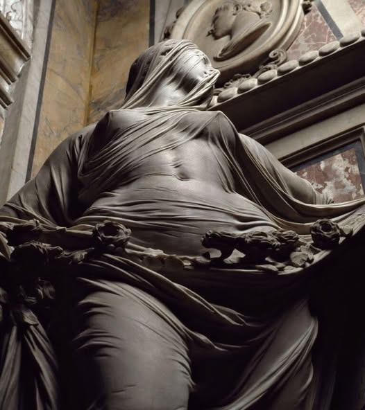 Traces - Antonio Corradini's exquisite marble sculpture, 'Modesty ...