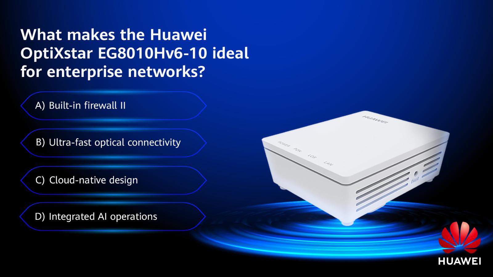 Does the Huawei Optixstar S800E XGS-PON SFP ONU run cooler when