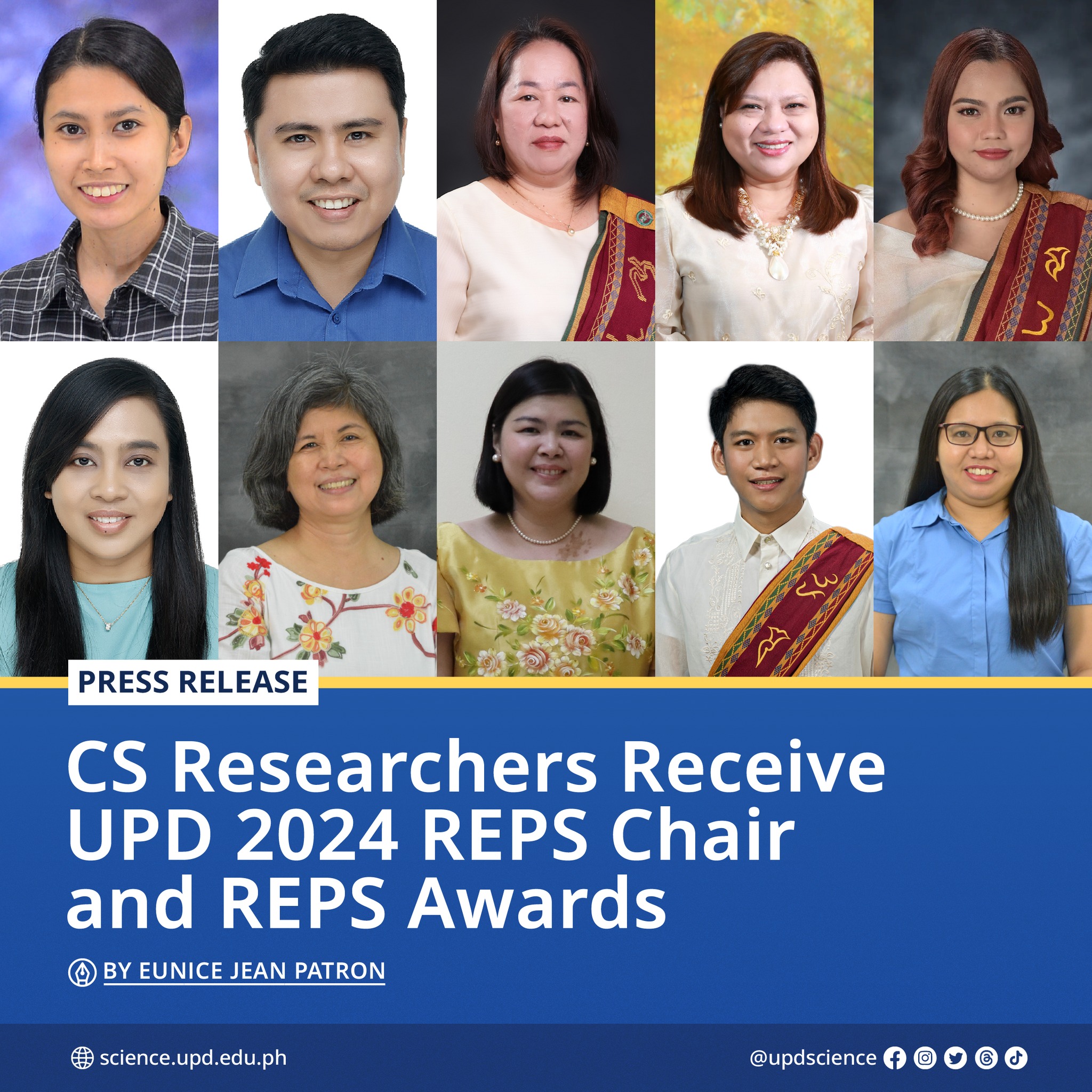 🏆 Researchers from the... - UP Diliman College of Science