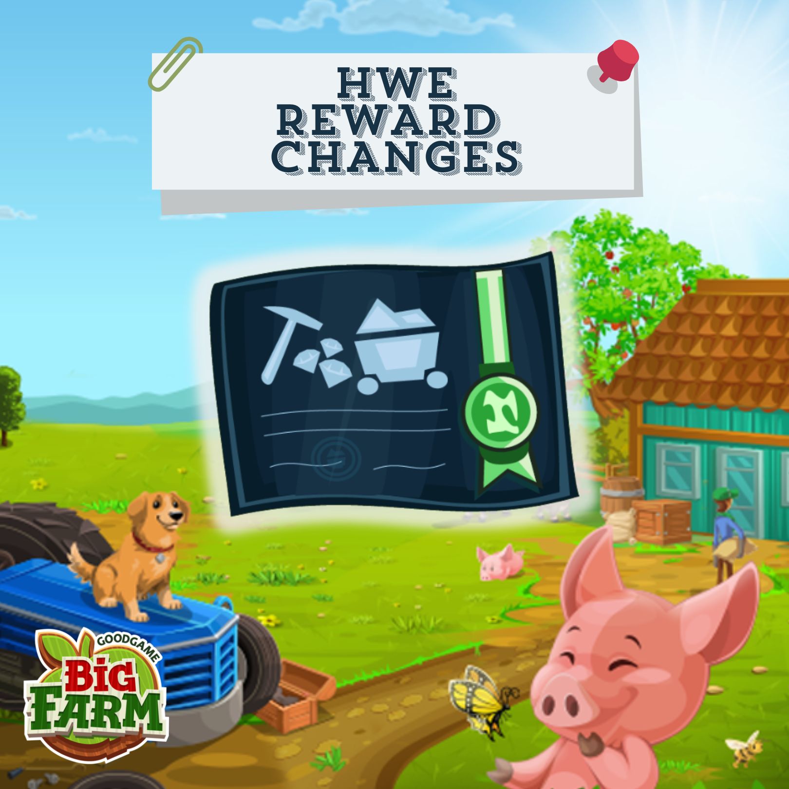 Hard Worker Event - Reward Changes... - Goodgame Big Farm | Facebook