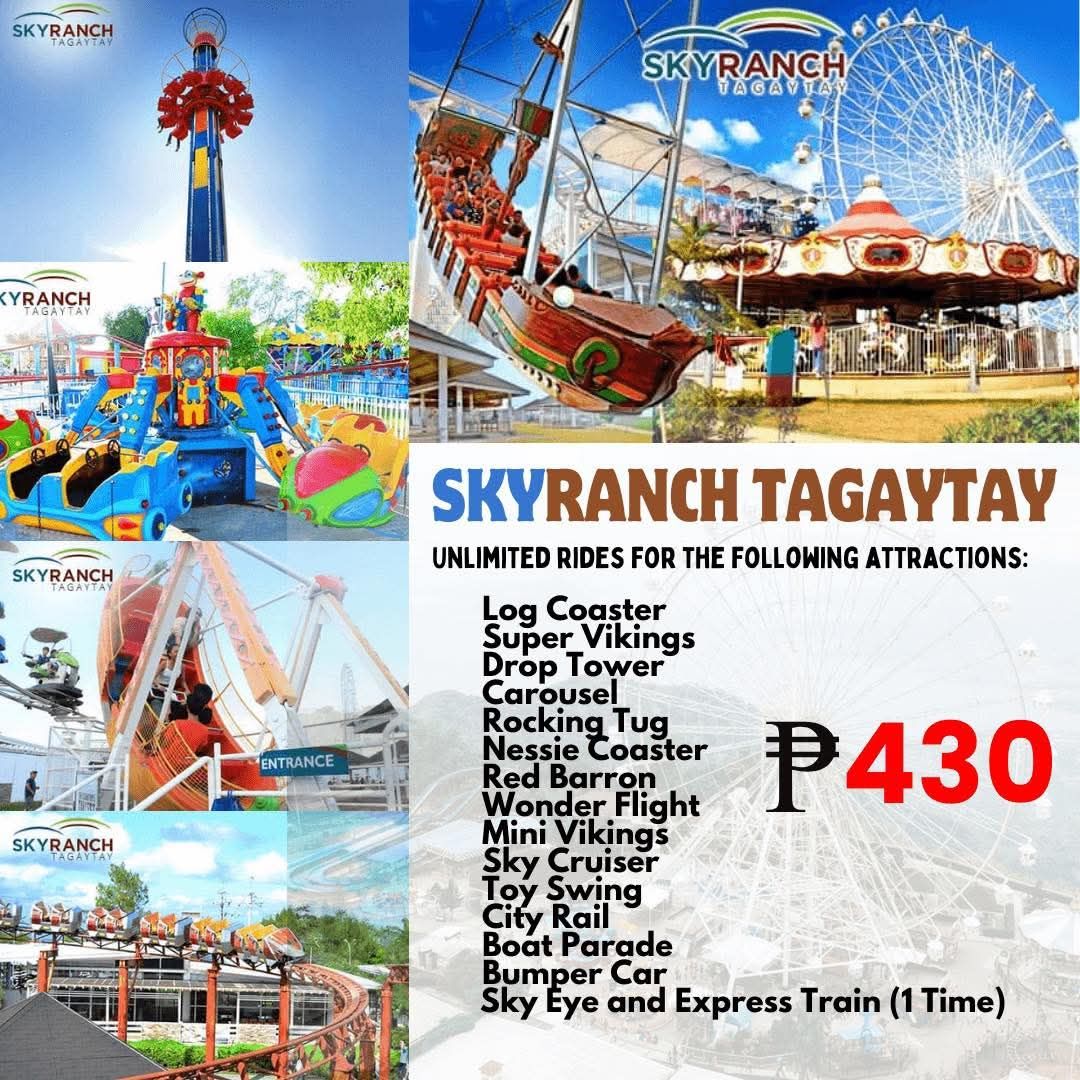 Skyranch Tagaytay Rides All You Can | Tagaytay City