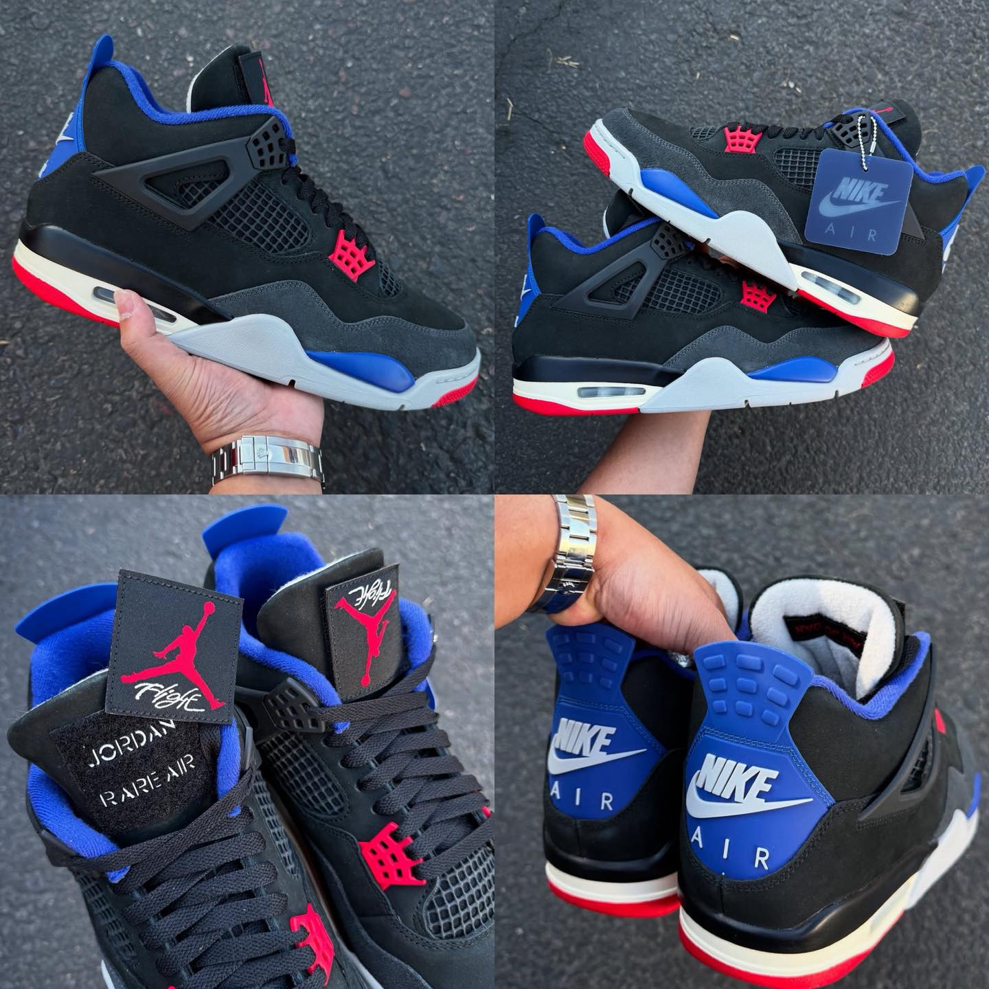The Air Jordan 4 “Rare Air” Releases July 26 🔵🔴 Details ➡️ hoh