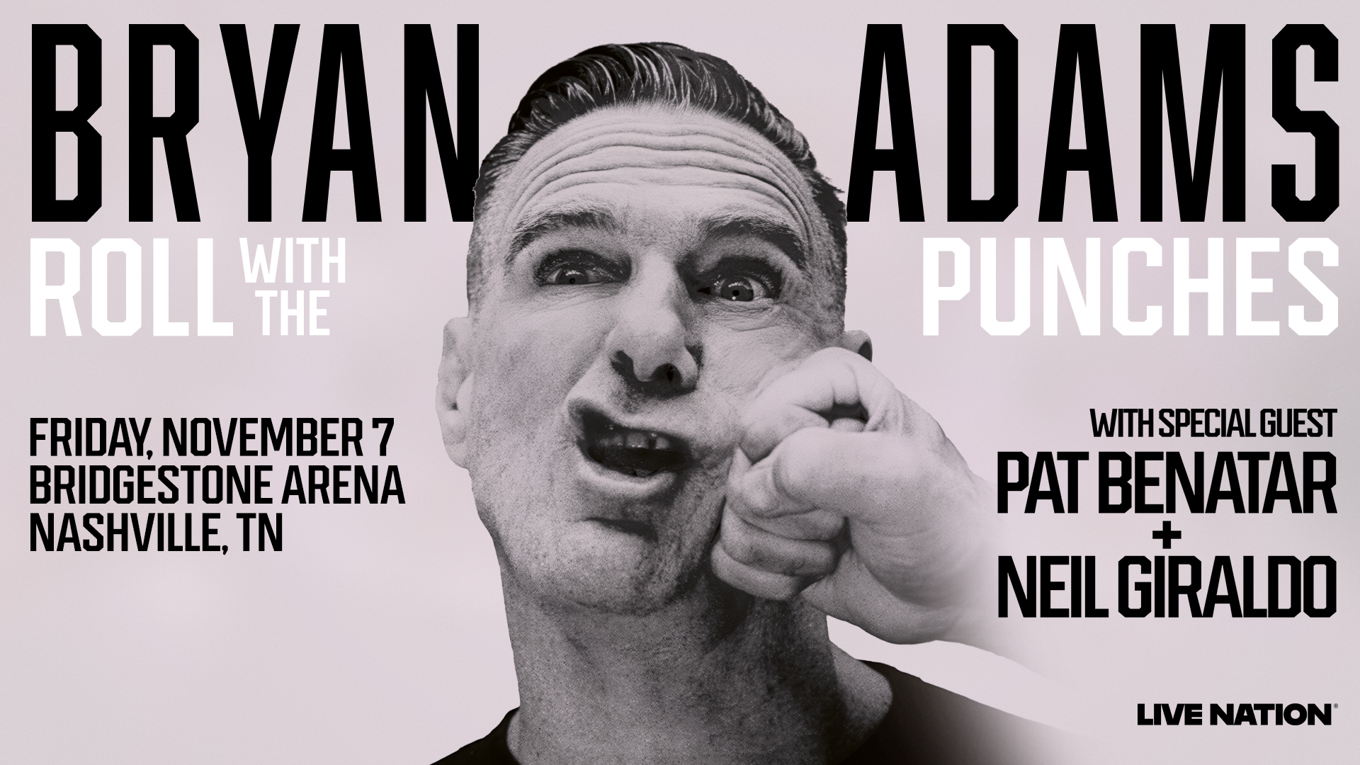 BIG ANNOUNCEMENT! 📣 Bryan Adams is bringing the Roll With The