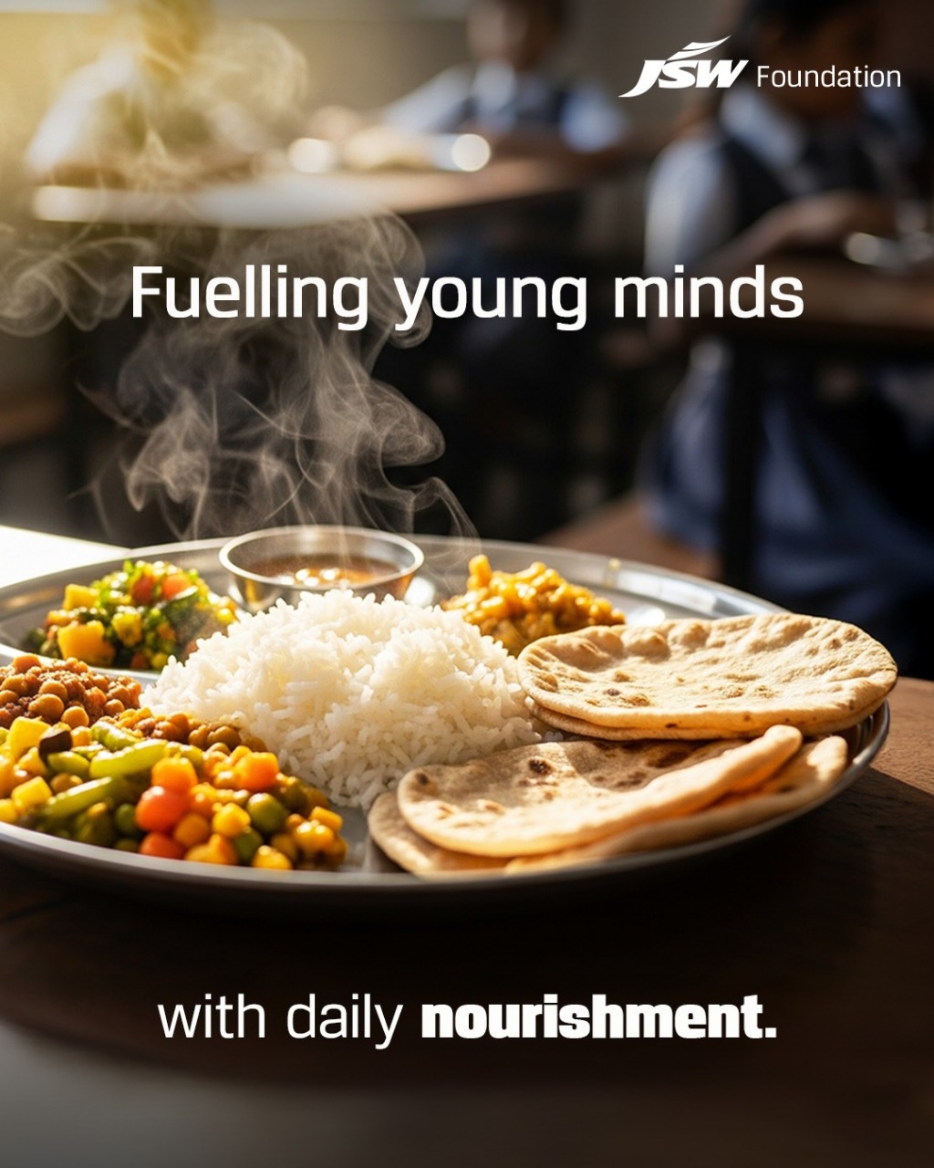 JSW Foundation - A child who learns on a full stomach,... | Facebook