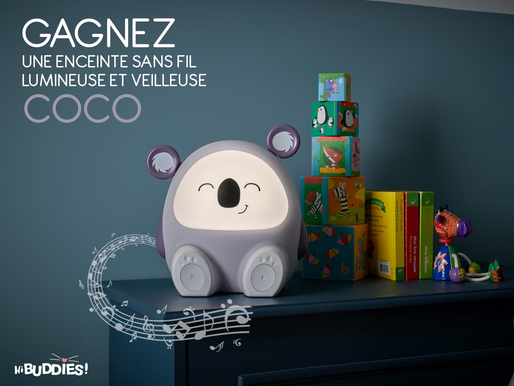 Bigben - Avec son regard malicieux, Coco l'enceinte sans fil lumineuse ...