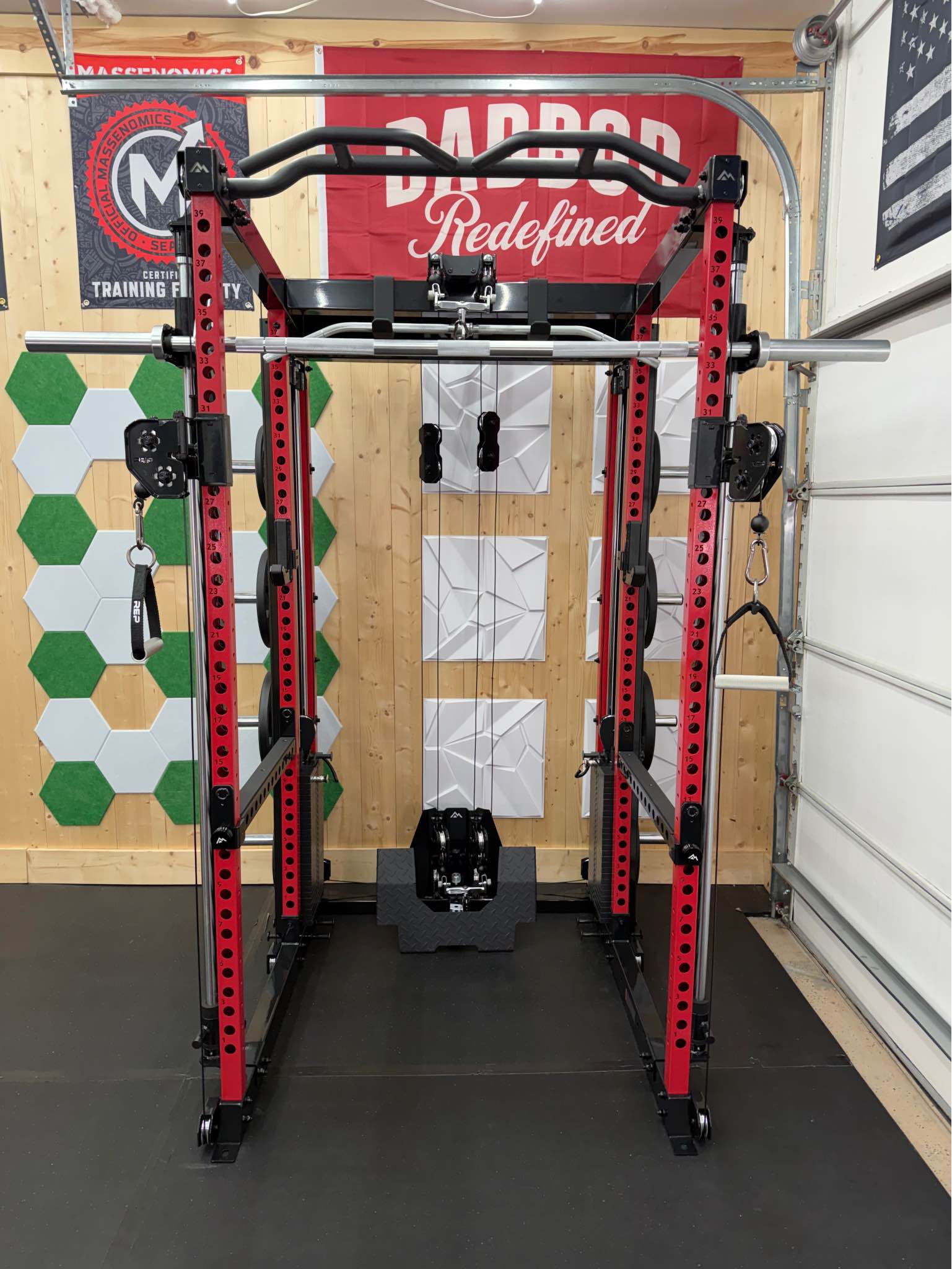 REP Fitness Altitude Power Rack (Dual 350LB Weight Stacks + Smith ...