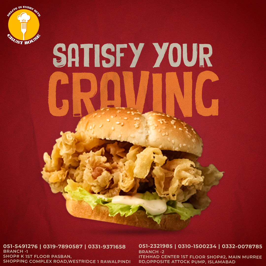 Crust - When the cravings hit, there's only one answer—Crust House! 🍔🔥 ...