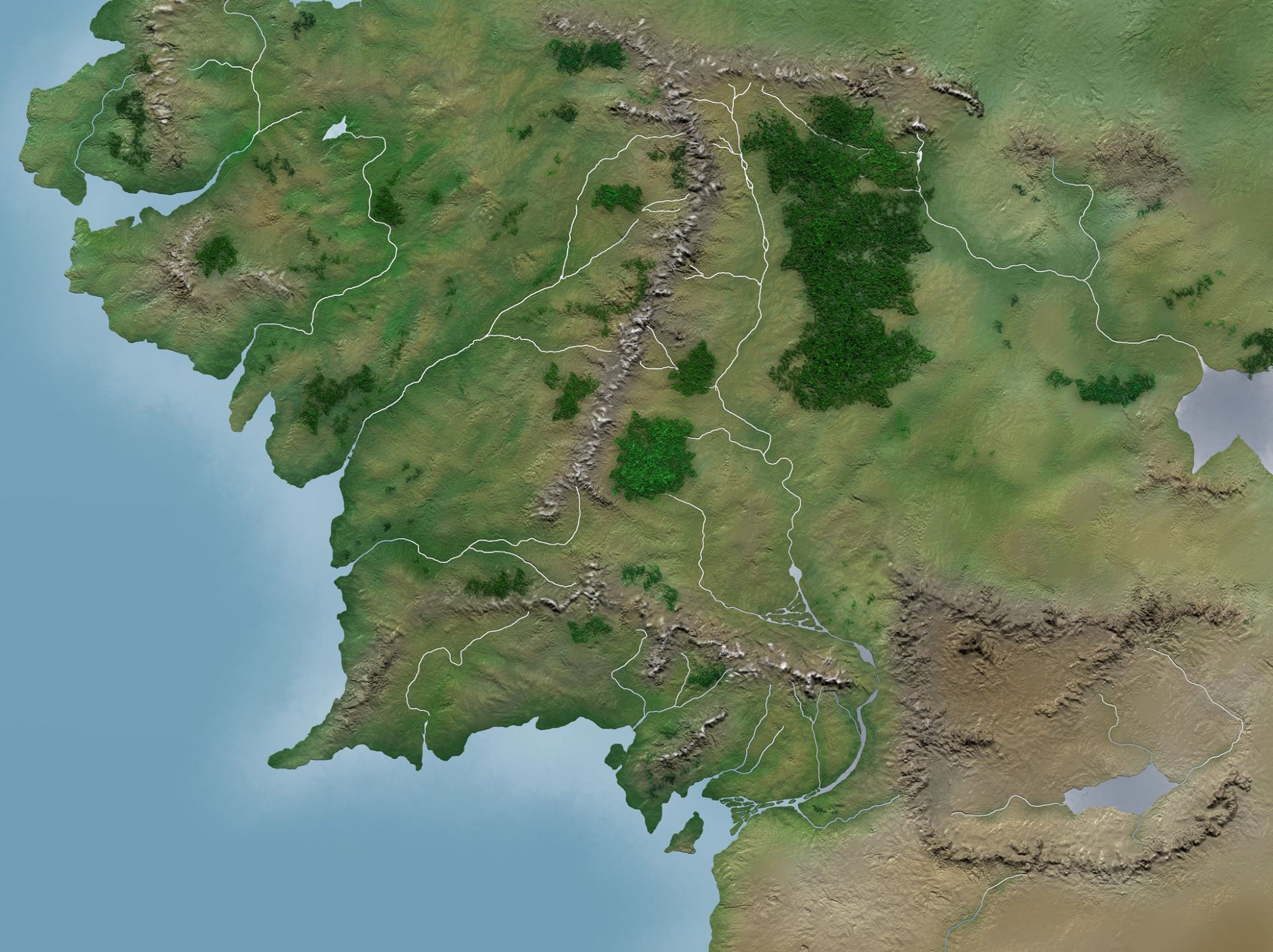 Avant Novis - The Map of Middle-earth we made in 1...