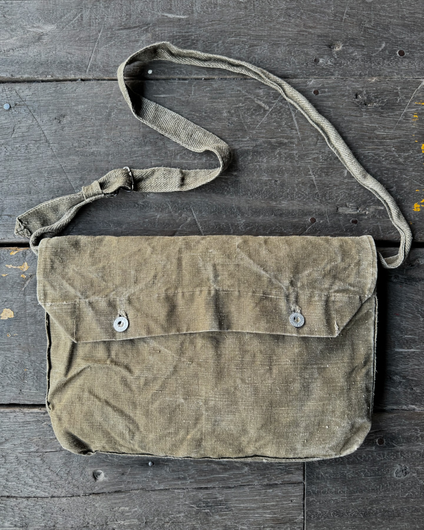 30s French Army Musette Bag (Two Tone) 40s French Army Linen 