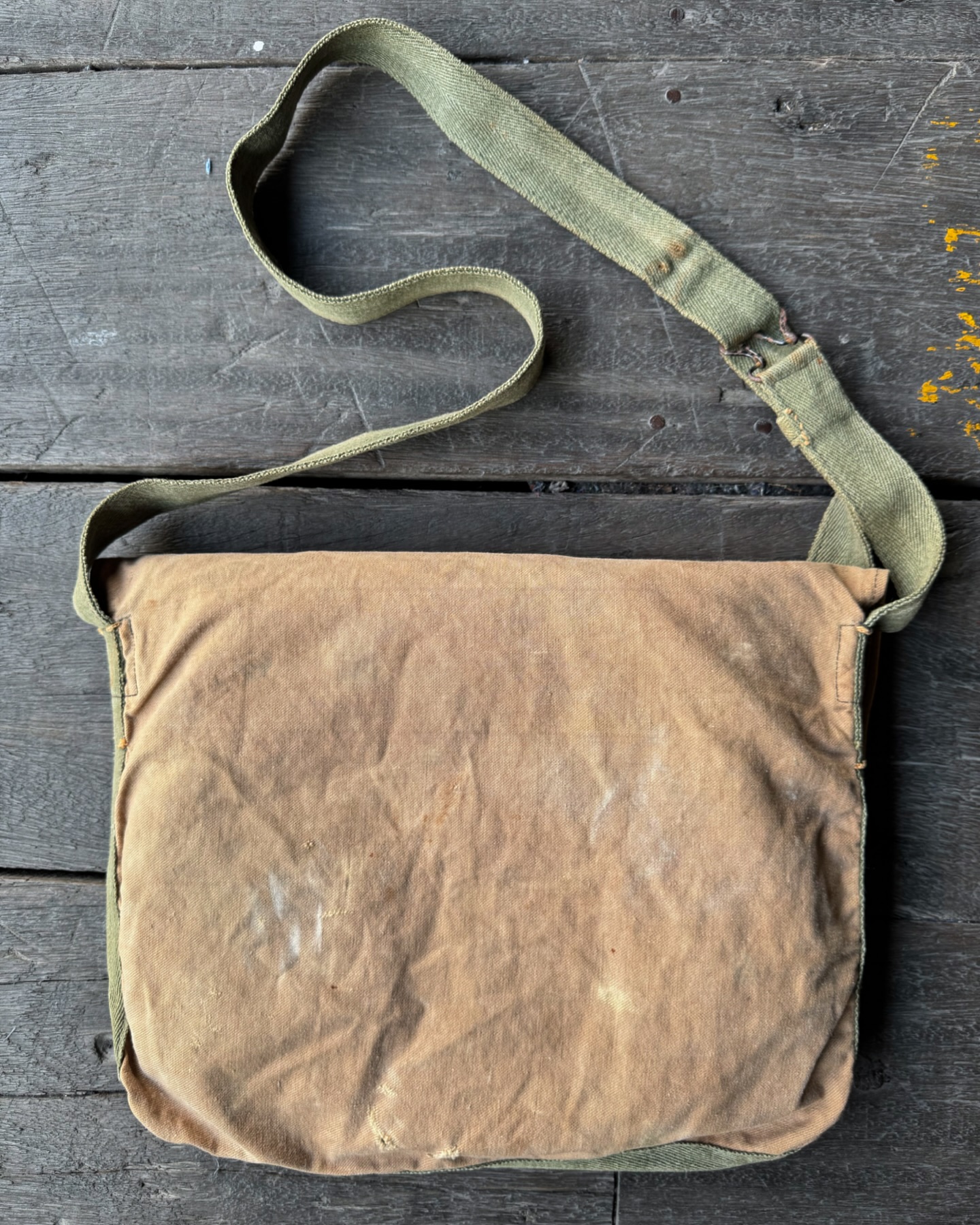 30s French Army Musette Bag (Two Tone) 40s French Army Linen 