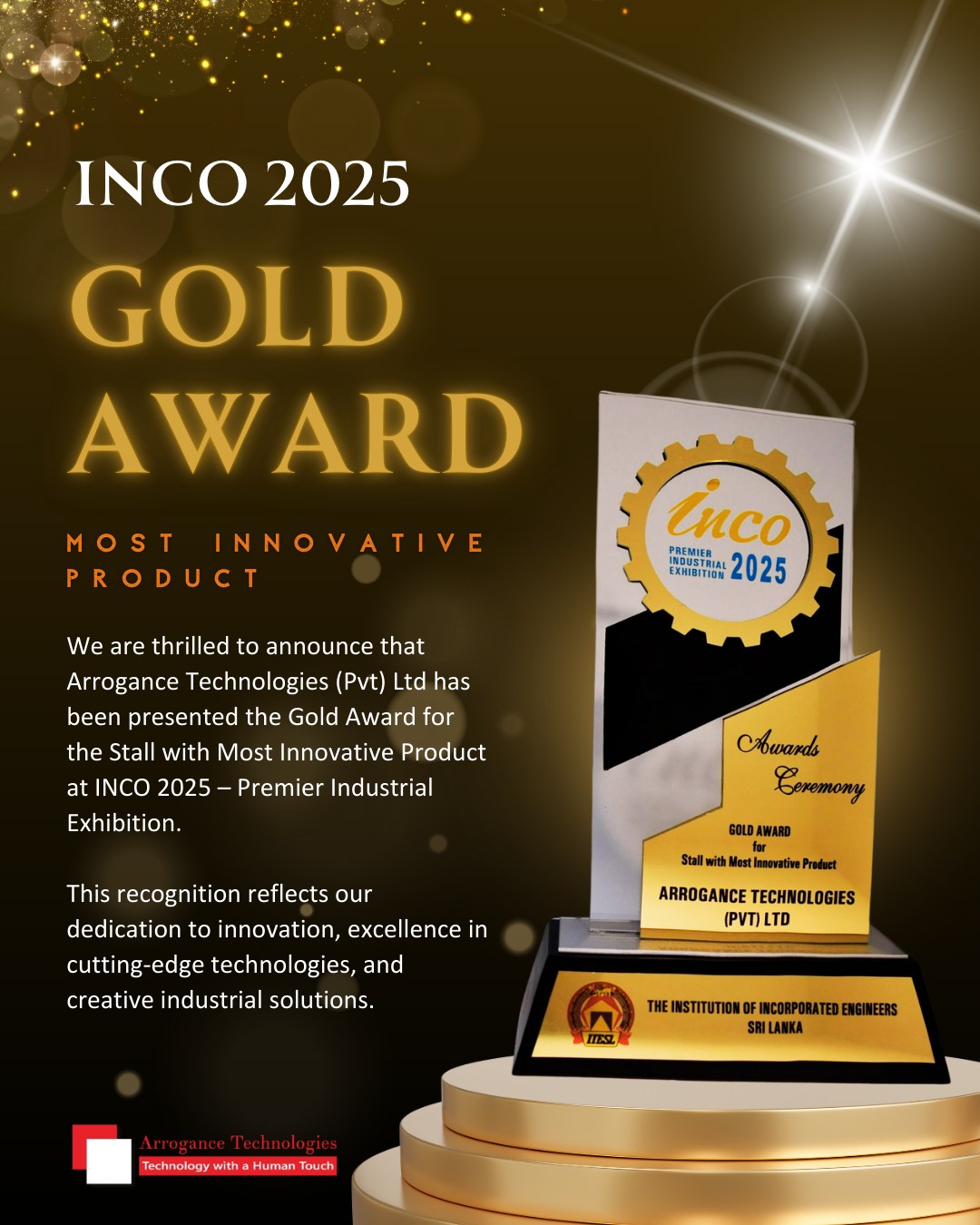Arrogance - We are proud to share that Arrogance Technologies (Pvt) Ltd ...