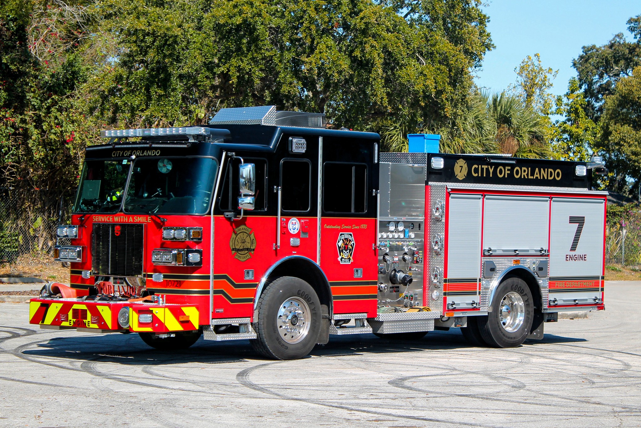 Engine - Engine 7 serves West Orlando with Tower and Rescue 7 ...