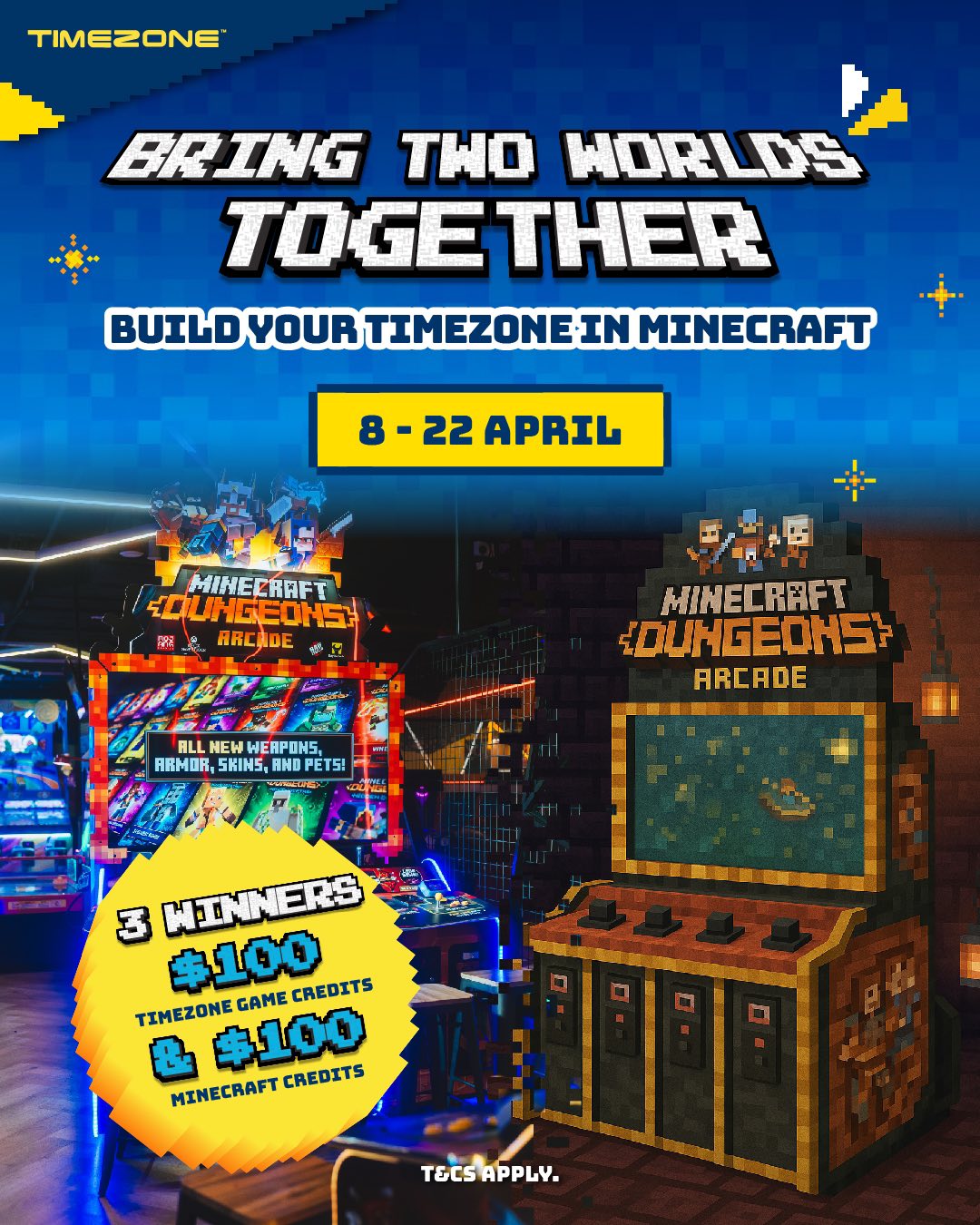 ⛏️ Builders, ready your pickaxes! ⛏️... - Timezone Singapore | Facebook