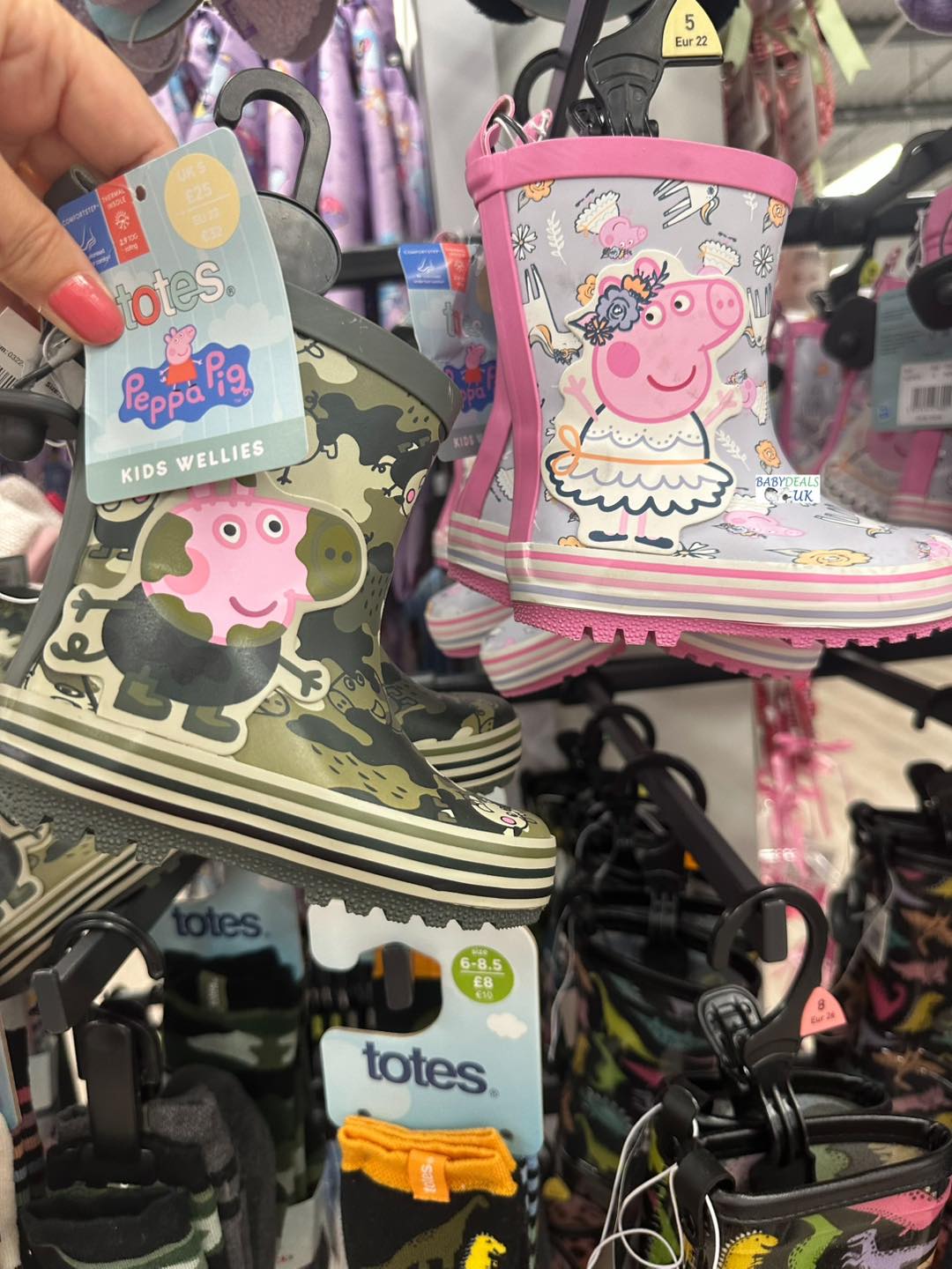 Kids will love these cute Peppa Pig Tote Welly They will be