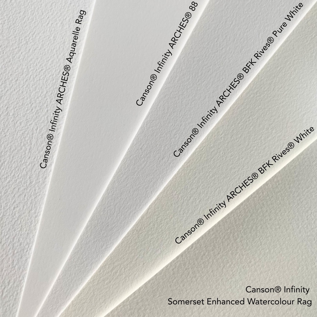 Carta Da Stampa D'arte Arches BFK Rives - Bianco Naturale, 100% Cotone, Per Stampe Di Alta Qualità