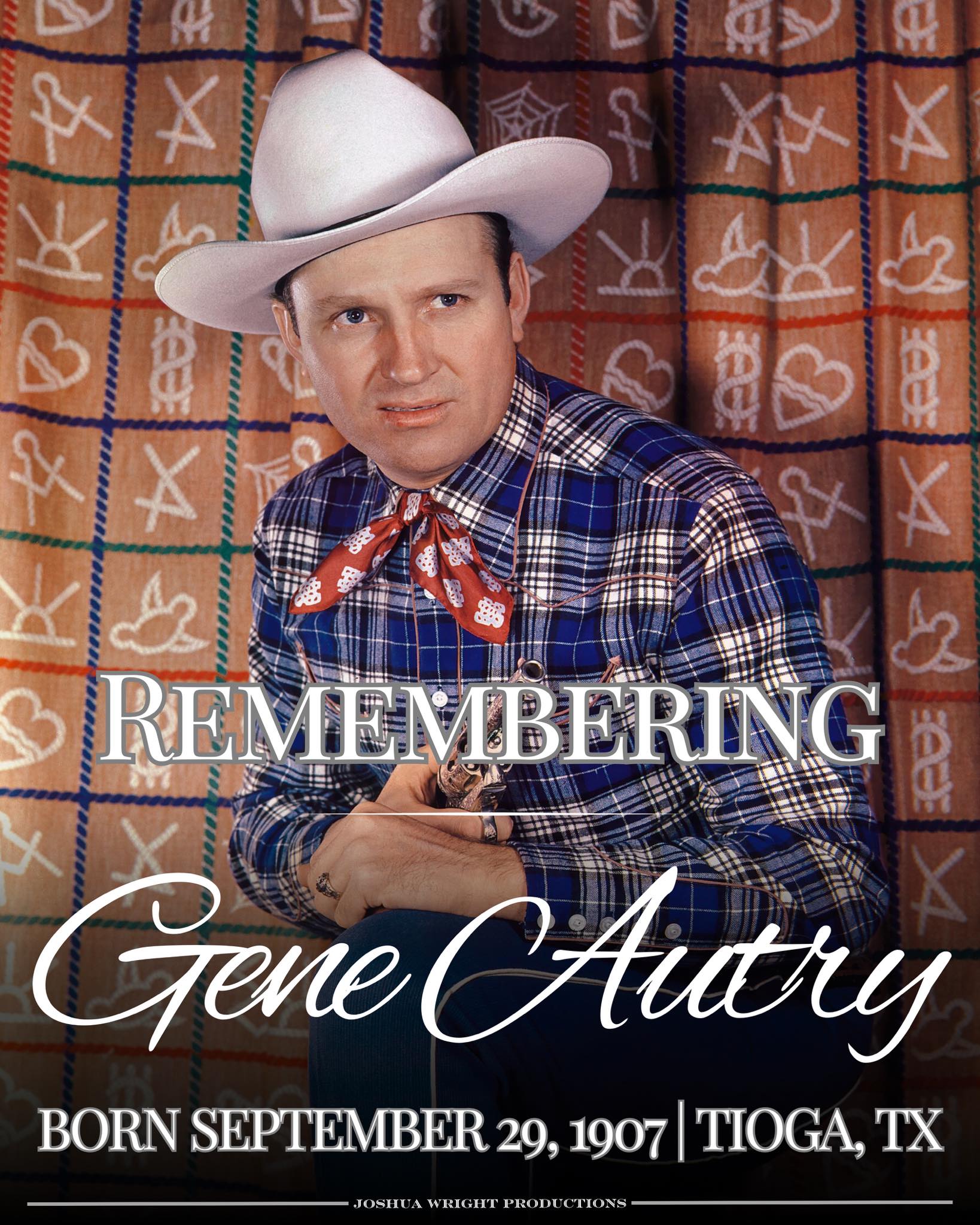 🎶 Remembering Gene Autry — “The... - Joshua Wright Music | Facebook