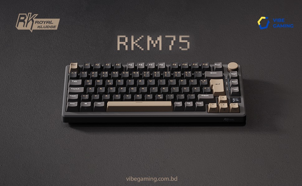 Vibe - Elevate your Typing experience with ROYAL KLUDGE RK R75 Hot ...