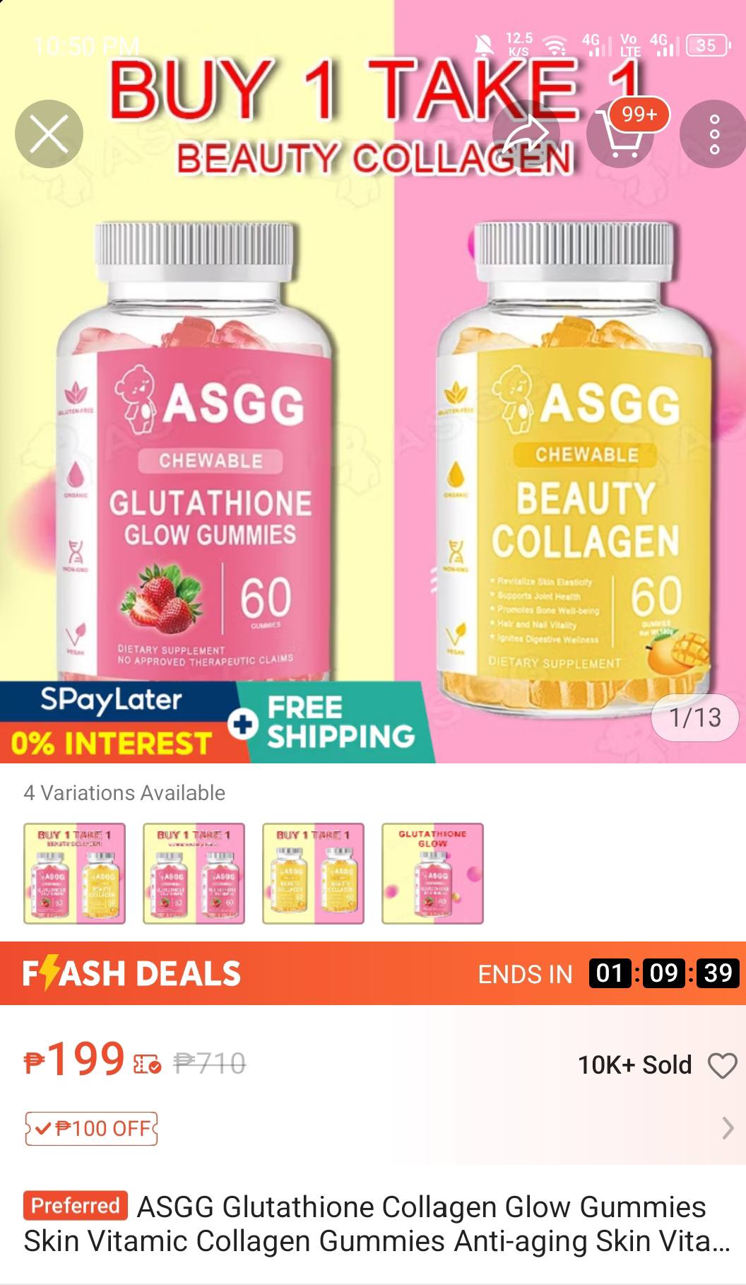 ✓100 off po sa Shopee video Glutathione Collagen Glow Gummies Skin Vitamic Collagen 👇 https://ph.shp.ee/y4w6x8n?smtt=0.0.9