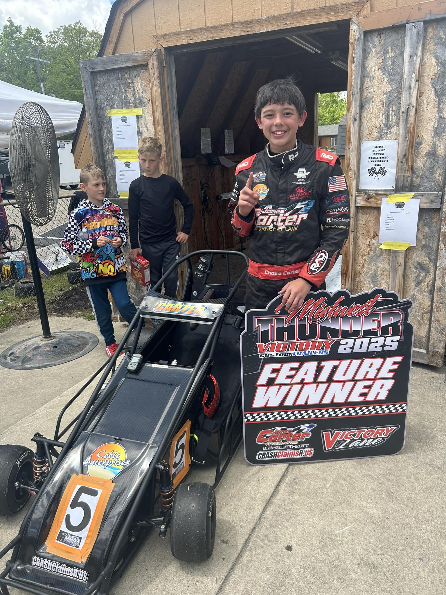 Midwest - Sr Animal A Main winner - Chase Carter Midwest Thunder .25 ...