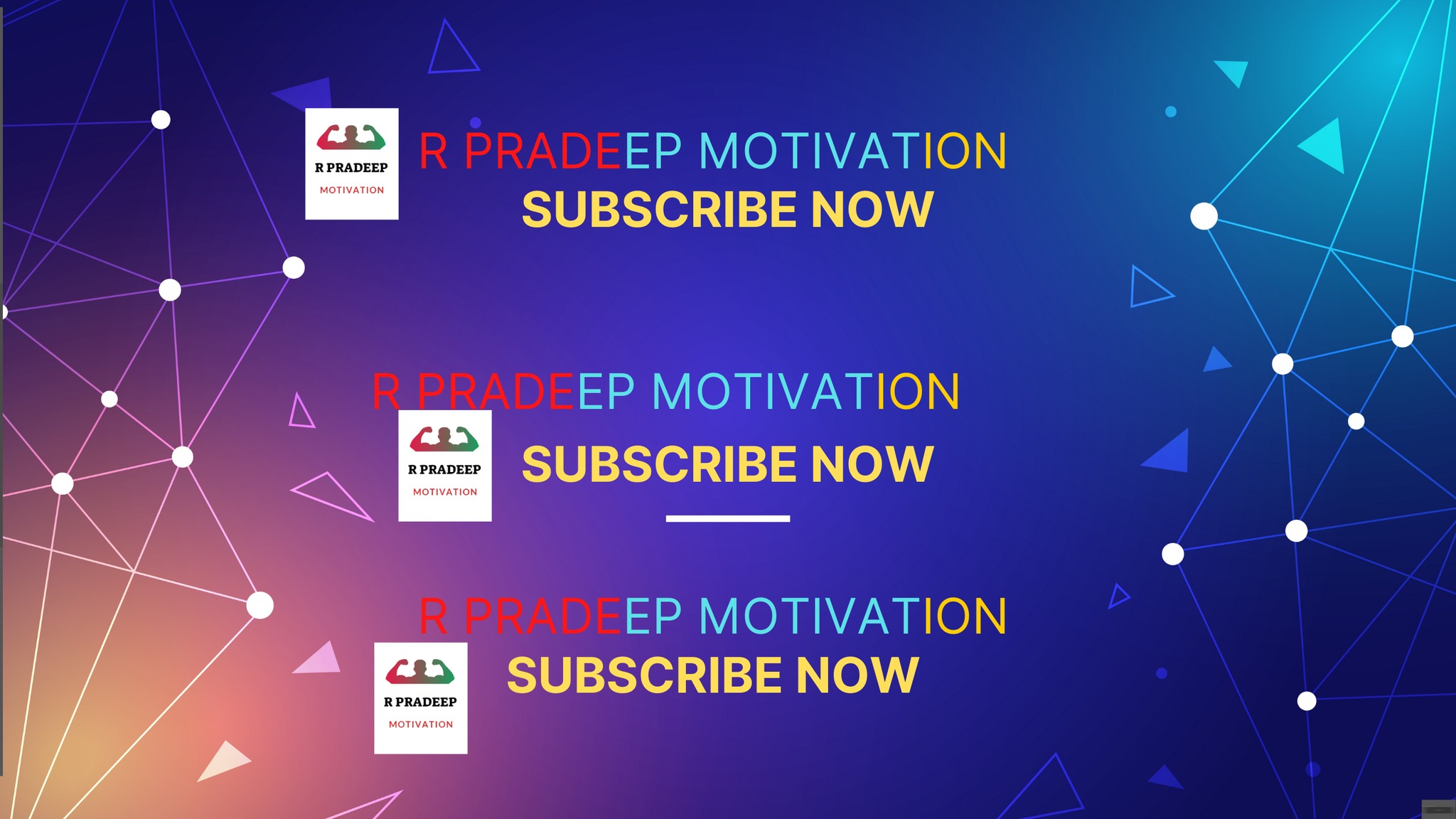 R pradeep motivation